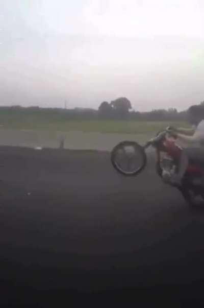 WCGW Riding without a helmet