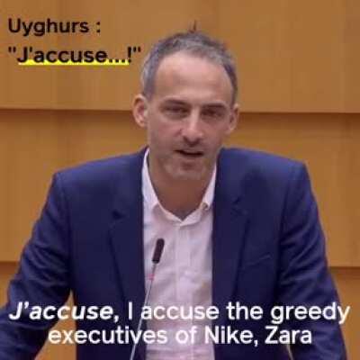 &quot;J'accuse&quot; by French MEP Raphael Glucksmann at European parliment.