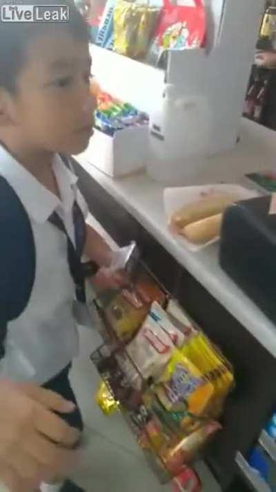 Little boy mistakes condoms for chocolate