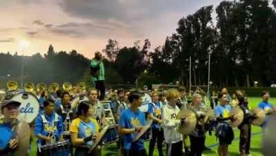 UCLA band performs 