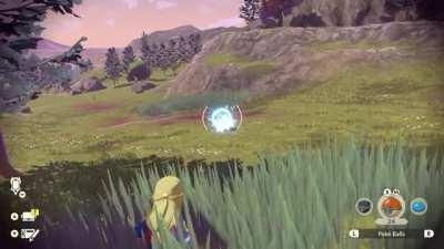 In [Pokemon Legends : Arceus] you are the one that hides in the tall grass.