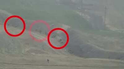 Azerbaijan's forces trying to escape from Mataghis, Artsakh