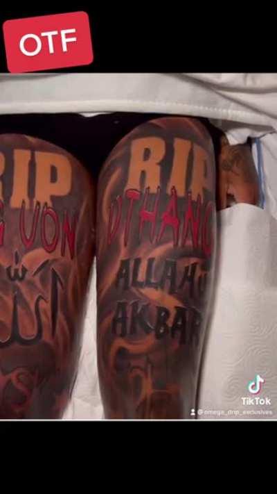 Popular French rapper Zola got an OTF tattoo  rLilDurk