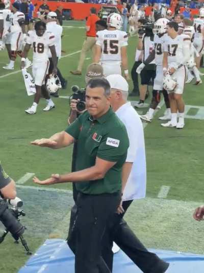 Cristobal’s walk back to the locker room