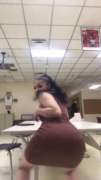 Mind if I twerk before I leave teach?