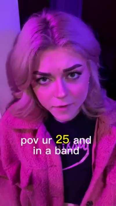 You're in a band?