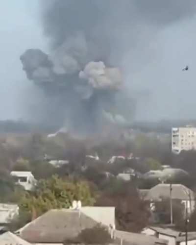 Ukrainian forces struck a key ruZZian ammunition depot in occupied Luhansk on 29 October, targeting a former Soviet military site near Gorky Park.