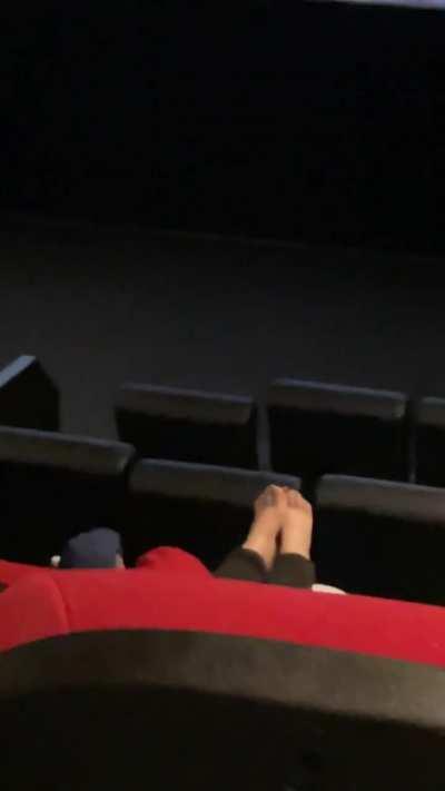 Getting comfortable in the cinema