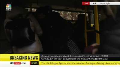 Dude escaping Ukraine during active shelling says he's ok because he smokes cannabis. Tells NBC reporter to legalize it.