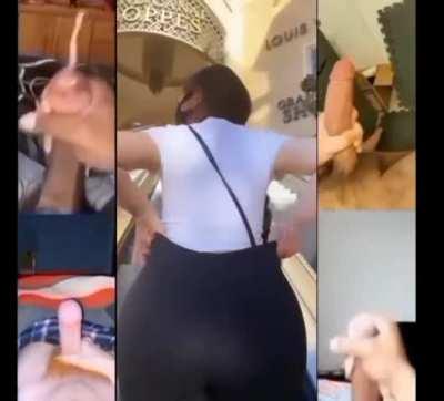 Ever since your girl gets a fat transplant on her ass, she never stopped asking you to take videos of her flaunting her new ass. This is what guys do when she made you post those videos on insta