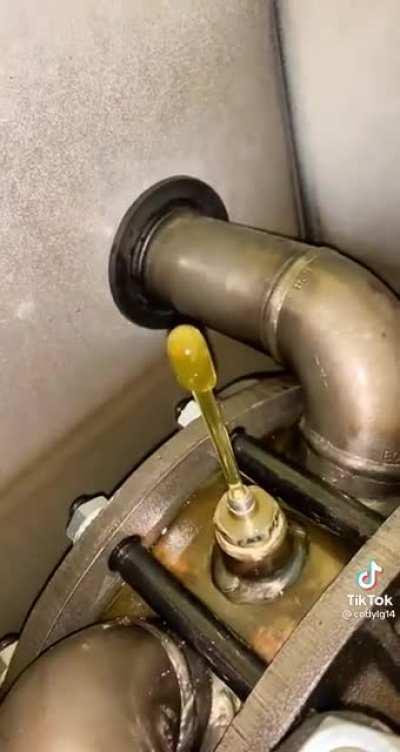 The way this oil is spilling