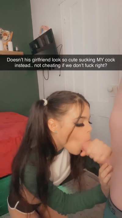 Fuck. I dunno. Are BJs even classed as cheating in this day and age 