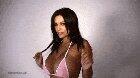 Denise Milani Pink Bikini Nips