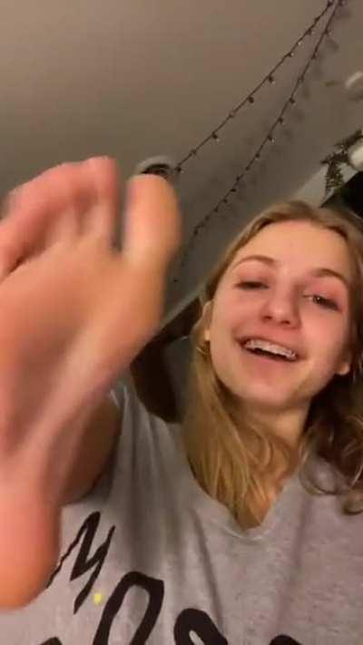 Used her friends soles