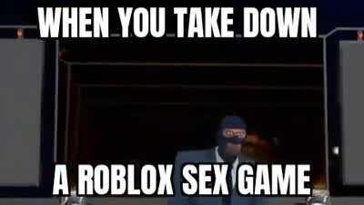 tfw you take down a roblox sex game