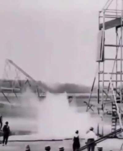 Horse Diving Sport in 1923