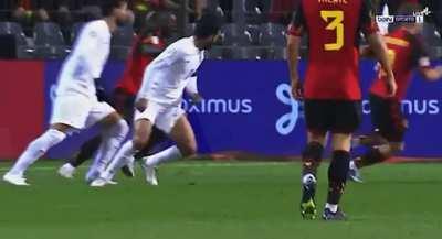 Leandro Trossard skill vs Azerbaijan