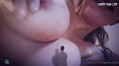 Could you handle Penny’s giantess boobs?? 