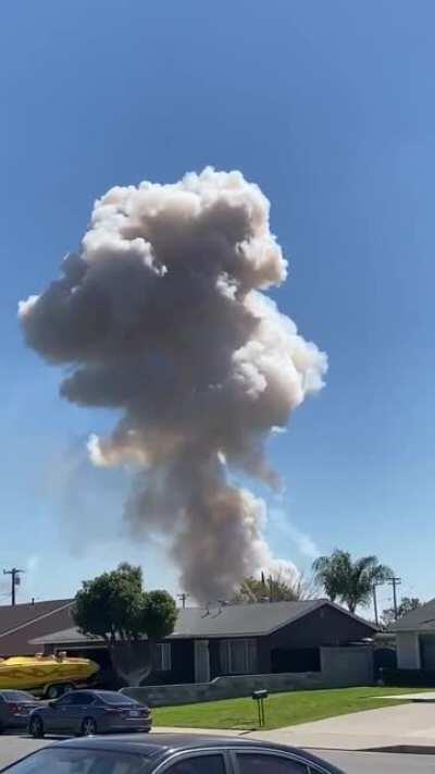 The Ontario Police and Fire Department in California are investigating a large explosion, that happened moments ago (03-16-2021)