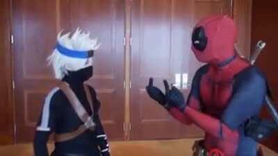 Kakashi and deadpool