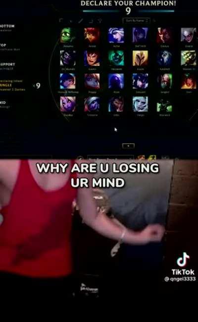 Sanest LOL player