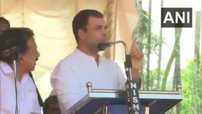 Nathuram Godse and Narendra Modi believe in the same ideology; there is no difference. Except Narendra Modi does not have the guts to say that he believes in Godse : Rahul Gandhi