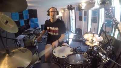 Petr Cech - Enter Sandman (Metallica) Drum Cover 🥁