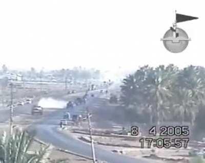Al Qaeda In Iraq Attack On American Convoy Sometime 2005 North of Baghdad