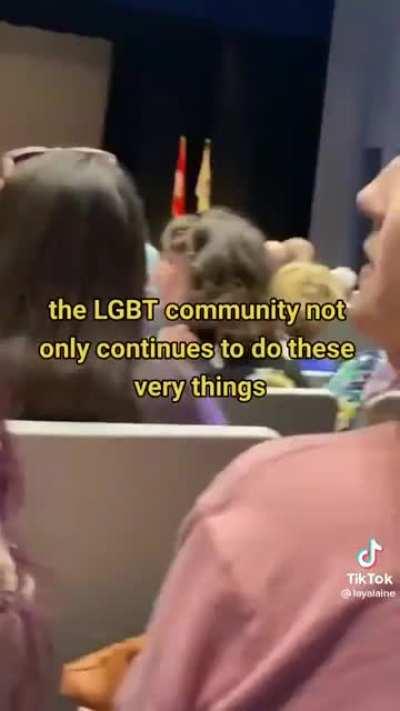 MAGA Taliban at a school board meeting in Conway, Arkansas demands a sweeping rollback of trans rights in the district and tells a crowd of students that their LGBT classmates 