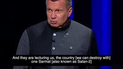 Russian TV Host suggests that England should be nuked, but that Scotland, Wales and N. Ireland are OK in his book.