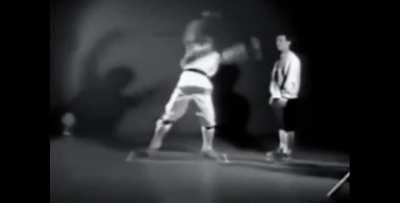 Original footage used to animate the first Mortal Kombat video game