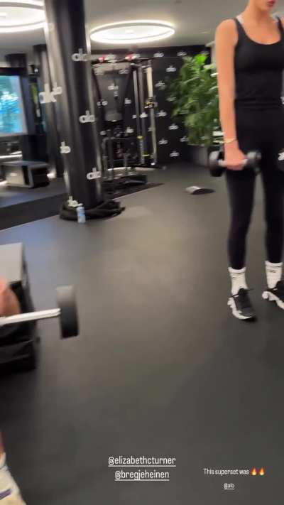 Elizabeth Turner... alo workout video 2 🥵