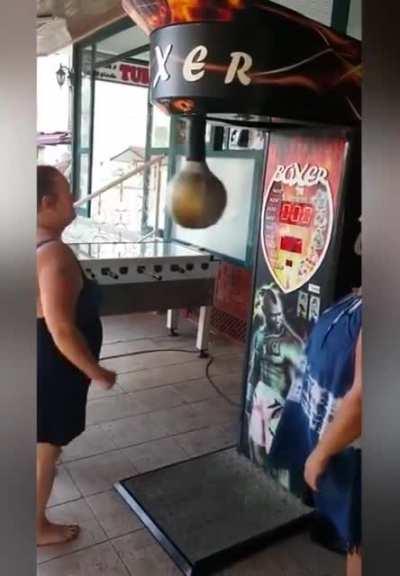 HMF while I play with this boxer machine