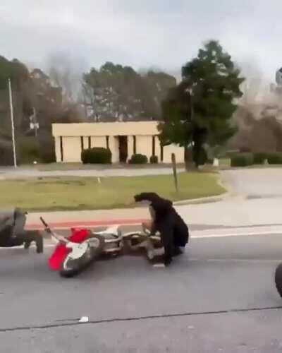 WCGW if I don’t wear a belt and have my ass all out on a motorcycle?