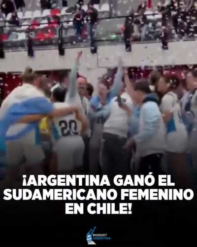 Otra coronacion de gloria: Argentina gano el sudamericano de basquet femenino en Chile al seleccionado de Brasil. 