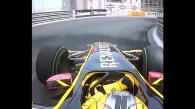 Kubica's legendary Monaco lap with pure engine sound