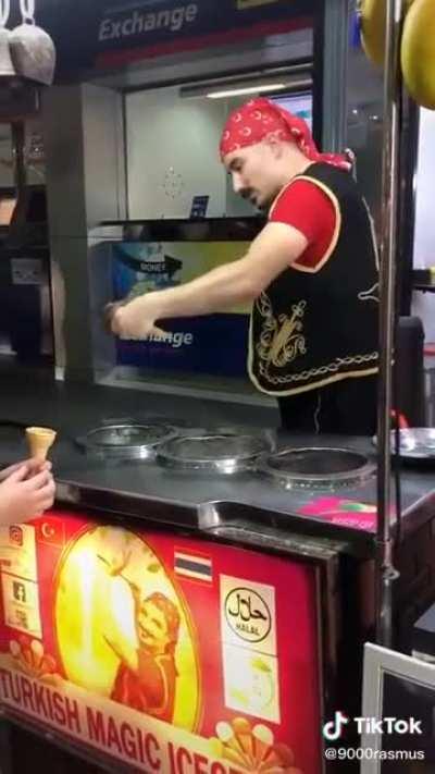 To buy ice cream