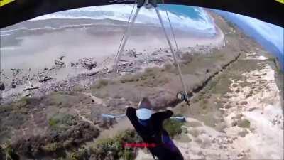 HMFT after harness fails on the hang glider