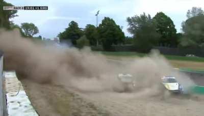 Huge crash in The Porche Carrera Cup race at Imola