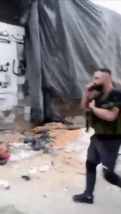 Palestinian female medic armed with M16, Tulkarm, 23/07/2024