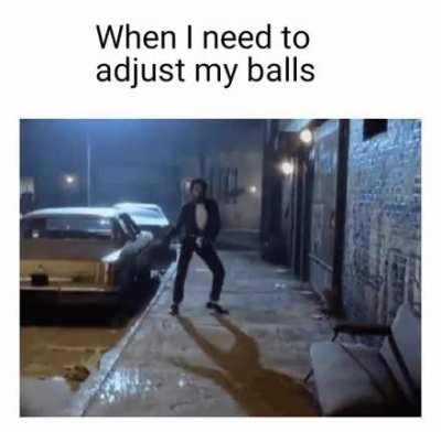 When I need to adjust my balls