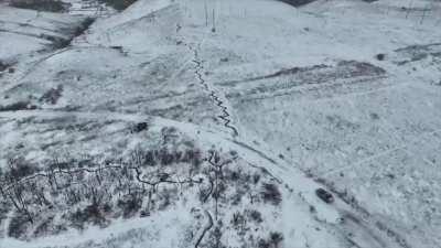 Ukraine 81st Brigade video today with many drone drops on Russian positions, infantry and tank, sowaFm drone group January 26