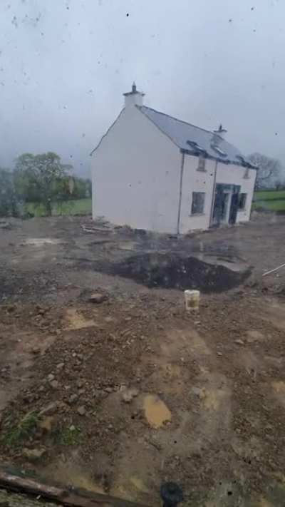 Hiding Out in a Farm Shed with a Tin Roof During a Storm