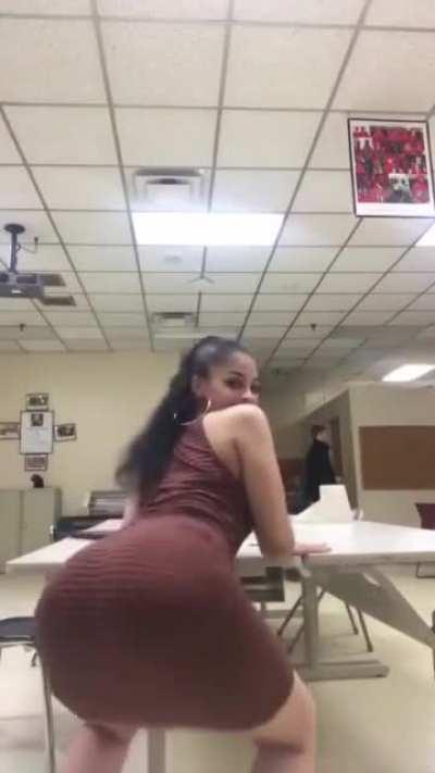 Mind if I twerk before I leave teach?