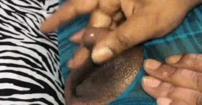 Stroking big Clit 😛(Join EverythingEbonyPorn for more)