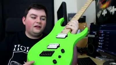 Why you should always buy a green guitar.