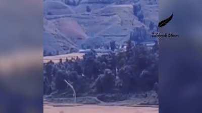 Myanmar military PTL-02 assault tank destroyer attacking a MNDAA outpost.