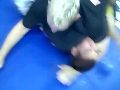 Erik Paulson submission flow. Holding the other guy's nose from side control is now my new favorite move