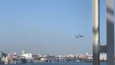 V-22 over Kyiv, Ukraine