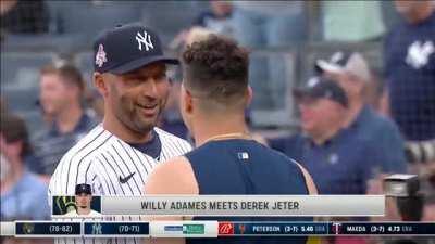 Willy Adames' favorite player growing up was Derek Jeter. Today